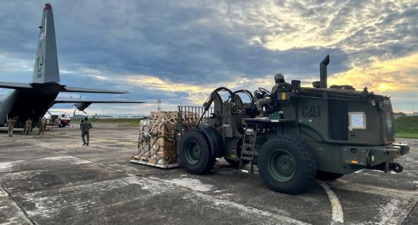 U.S. C-130 Airlifts Sahana Yathra Aid